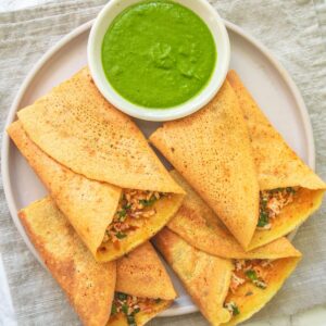 Stuffed Besan Chilla